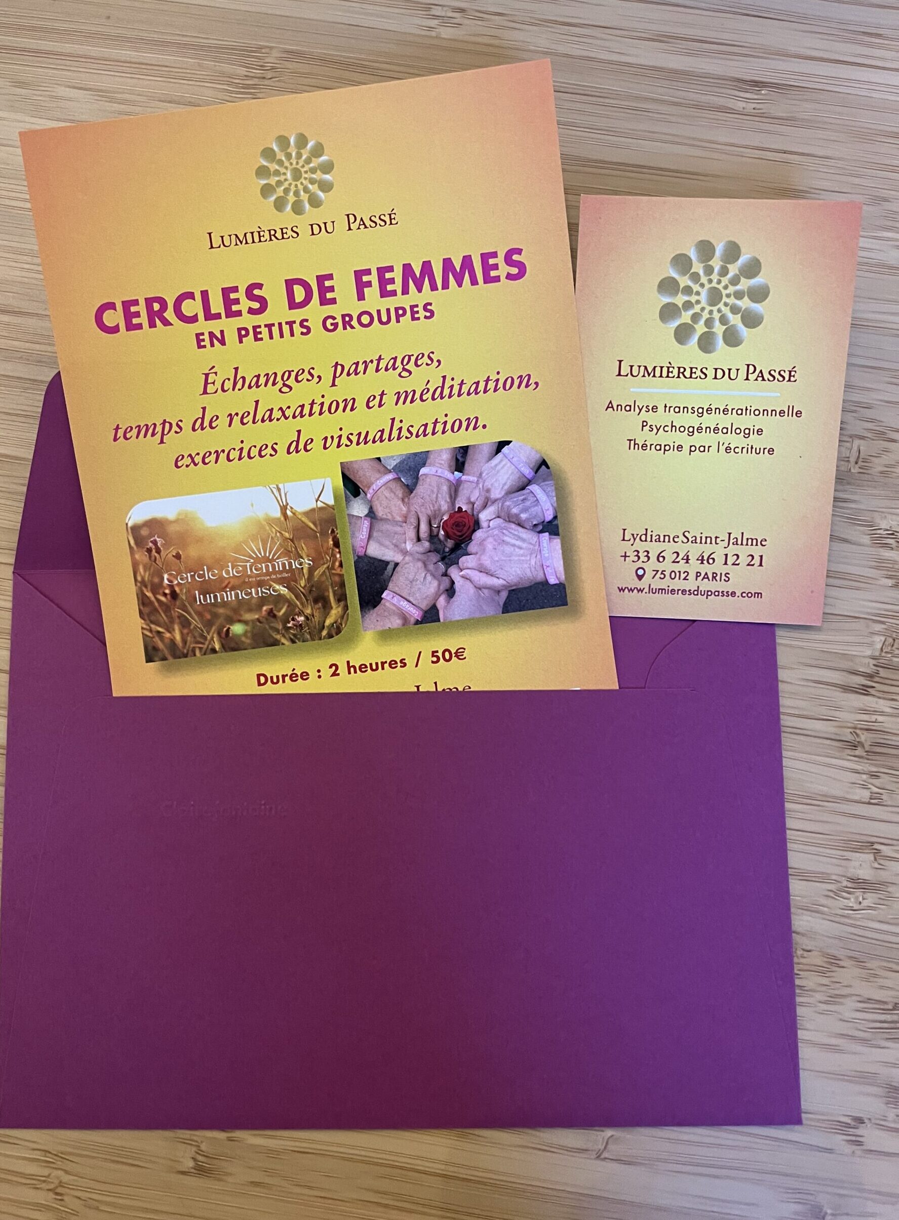 Flyer – CV Lumières du Passé Une invitation personnelle